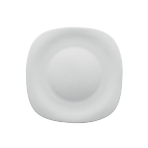 Assiette à dessert Parma carrée 20 × 20 cm en verre blanc Bormioli Rocco - Product Image 1