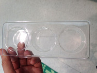 Plateau d'insertion en plastique transparent multi-compartiments, doublure intérieure personnalisée à cavités séparées pour emballage intérieur de boîtes cadeaux, cosmétiques, quincaillerie et accessoires