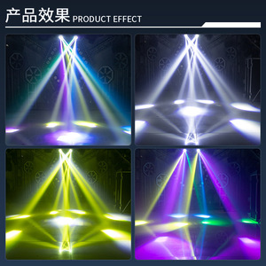 ไฟหัวขยับ Jiechuang 19-Bee 80W รุ่น Bee-Eye สำหรับเวที พร้อมเปลี่ยนสีได้ เหมาะสำหรับเวทีและบาร์ - Product Image 1