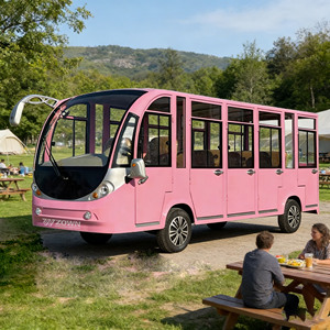 Autobús Turístico Eléctrico de Litio de 72V con 11 Asientos, Autobús Silencioso para Hoteles y Resorts - Product Image 1