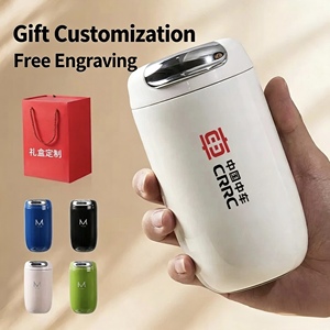 Egg Shaped Stainless Steel Tumbler Vacuum Insulated Coffee Thermos Custom Logo Reusable Travel <b>Cup</b> - Product Image 2