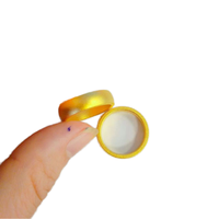 Meistverkaufter Antiker Sandgold-Ring, Modischer und Schlichter 18k Vergoldeter Unisex-Ring