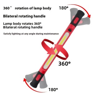 Lampe de travail LED super lumineuse, batterie rechargeable magnétique 5000mAh, barre lumineuse étanche pour la réparation automobile et l'éclairage extérieur - Product Image 2