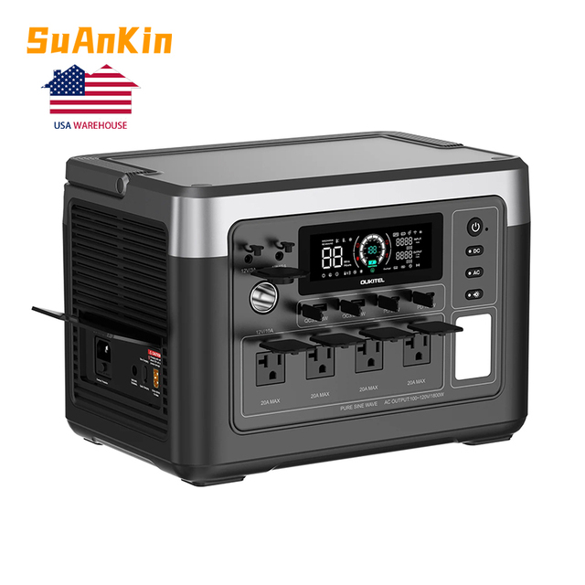 1800W 1024WH Lifepo4 Battery Portable Power Station With Quick Charge Warehouse in Stock Solar Generator