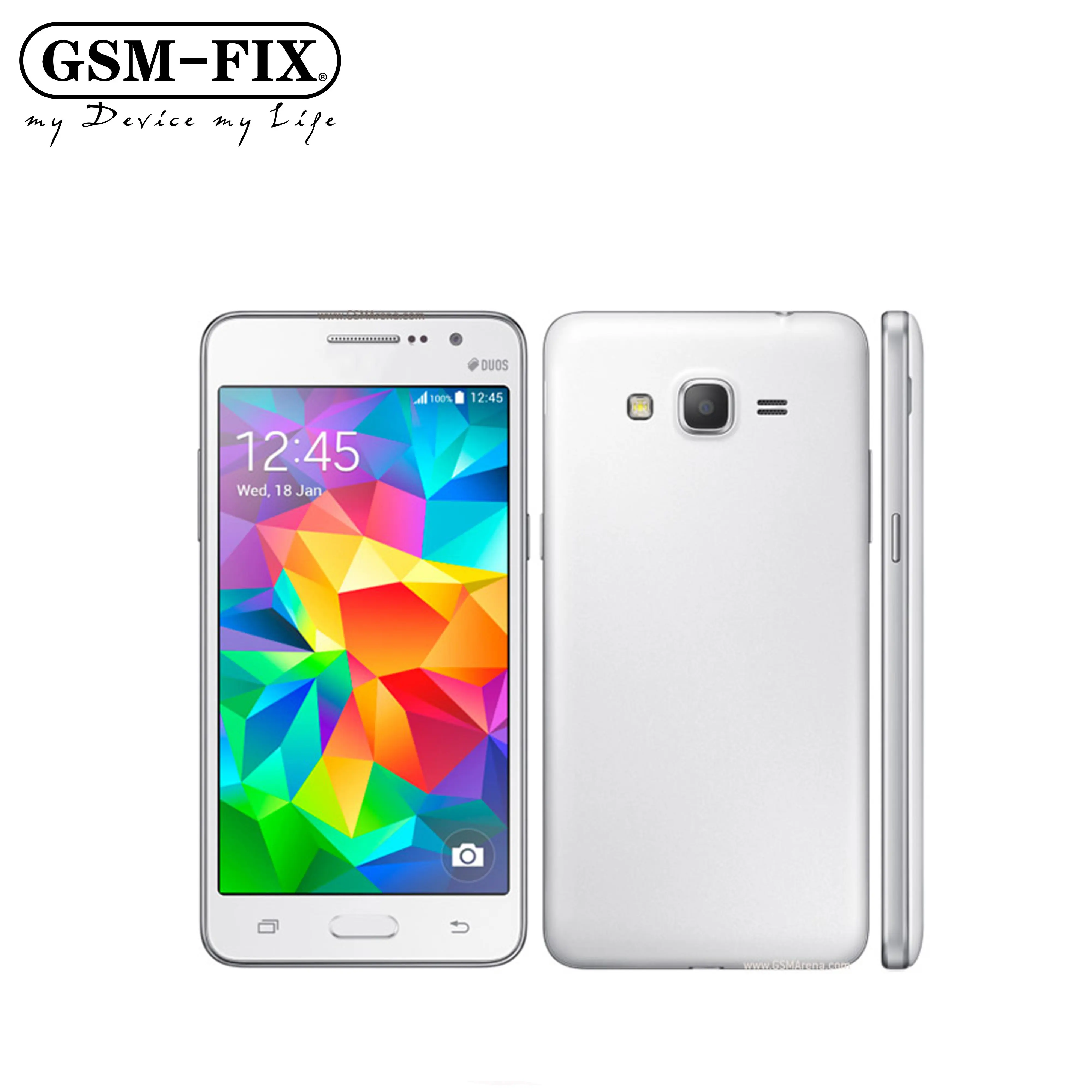 GSM-FIX Unlocked Asli untuk Samsung Galaxy Grand Prime G530 G530H Ponsel Ouad Core Sim Ganda 1GB RAM 5.0 Inci Layar Sentuh
