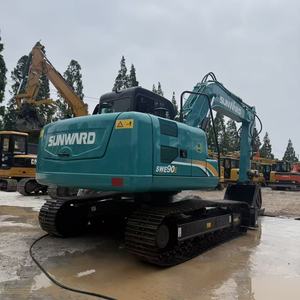 Oferta Especial: Excavadora Hidráulica Sunward SWE90E de 9t, Marca China, con Cucharón de 0.36m³, Mini Excavadora Compacta con Línea de Martillo Rompedor, En Stock - Product Image 3