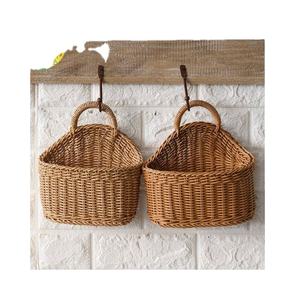 Venta caliente hecho a mano sala de estar Snack frutero cesta de verduras mimbre ratán Natural ecológico - Product Image 1