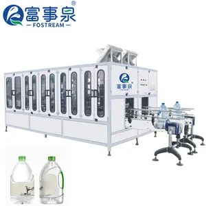 Machine de remplissage automatique pour bouteilles en plastique, capsuleuse, pour remplissage d'eau, 3 en 1, 3, 4, 5Litre