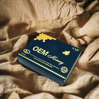 OEM Etumax Miel Sachets 3D Carte Lenticulaire Présentoir Papier Matériel Mat Laminage Impression Manipulation