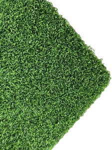 Gazon artificiel bicolore en PE de 15 mm pour terrain de gateball, terrain de sport, usage intérieur, surface de <span class=keywords><strong>pelouse</strong></span> réaliste, roulement de balle constant - Product Image 3