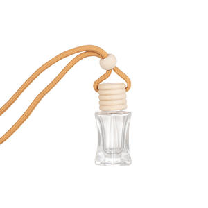 Difusor de Aceite Esencial para Coche con Forma de Rosa, Botella de Vidrio de 6 ml con Tapa de Madera para Aromaterapia - Product Image 5