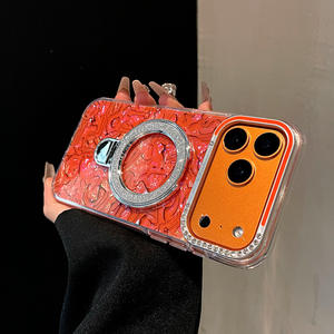 <span class=keywords><strong>Coque</strong></span> <span class=keywords><strong>de</strong></span> téléphone mobile <span class=keywords><strong>de</strong></span> luxe, durable, antichoc, design électro-plaqué, avec charge sans fil pour 17 16 15 14 13 12 - Product Image 1