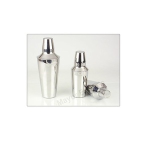Ensemble de shaker Boston classique de haute qualité en acier inoxydable, verre écologique avec une capacité de 850 ml pour une utilisation à domicile, accessoires de bar - Product Image 1
