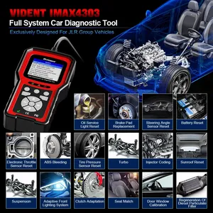 VIDENT IMax4304 pour scanner OBD2 GM, outil de diagnostic automobile tous systèmes, 16 services de réinitialisation, lecteur de codes OBDII - Product Image 4