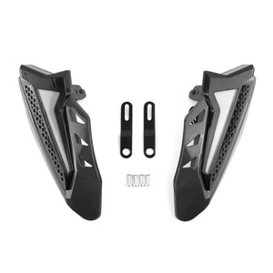 Protectores de Manos Modificados con Luces Rojas y Negras, de Plástico Impermeable, para Manillar de Motocicleta, Accesorios de 34 cm y 21 cm, SX-154 - Product Image 4
