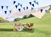 En gros Coloré PVC Triangle Fanion Bannière Personnalisé Imprimé Fibre De Verre Étanche Chaîne Drapeaux pour La Décoration De Fête En Plein Air