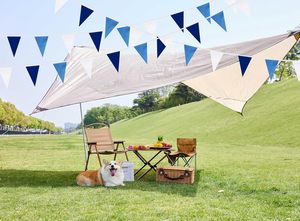 Wholesale Colorful PVC Triangle Pennant Banner <strong>Custom</strong> Printed Fiberglass Waterproof String <strong>Flags</strong> for Outdoor Party Decoration - Product Image 5