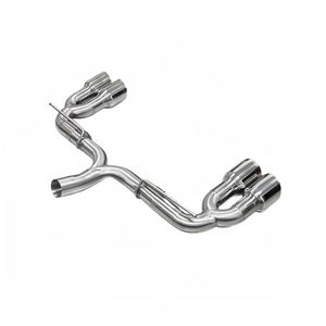 Système d'échappement Catback en gros d'usine pour <span class=keywords><strong>Audi</strong></span> <span class=keywords><strong>S3</strong></span> 2.0T 8Y 2020-2024, tuyau d'échappement en acier inoxydable, quatre embouts, pièces automobiles de course - Product Image 1