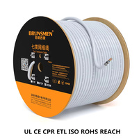 Câble Cat7 SFTP extérieur avec gaine en PVC 10 Gbps