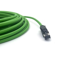 Cable de Bus de Campo SVLEC EtherNet/IP EtherCAT Profinet, Cableado M12 a RJ45 de Doble Extremo, Blindado