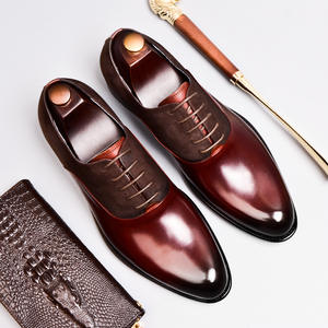 Zapatos Oxford de cuero retro de lujo, antideslizantes, vintage, para bodas, negocios, para hombre, cómodos y que aumentan la altura - Product Image 6