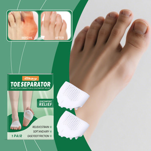 Vente en gros OEM Séparateur d'orteils Coussin en silicone <span class=keywords><strong>pour</strong></span> chaussures Semelles intérieures de chaussures Correcteur d'orteil <span class=keywords><strong>Hallux</strong></span> <span class=keywords><strong>Valgus</strong></span> Coussinets en gel Soins des pieds - Product Image 5