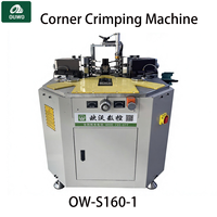Machine à sertir les coins OUWO pour les connexions rivetées à 90 degrés sur les portes et fenêtres en aluminium, usine d'origine