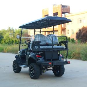 Voiture <span class=keywords><strong>de</strong></span> golf électrique solo en métal avec batterie au lithium 48V, moteur AC 5KW, 4 places, personnalisable pour les terrains <span class=keywords><strong>de</strong></span> golf et les clubs - Product Image 2