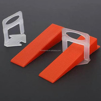 Cales d'espacement en plastique d'accessoires modernes de carreaux de céramique de marque TK PP/HDPE avec installation facile pour le système de nivellement des carreaux