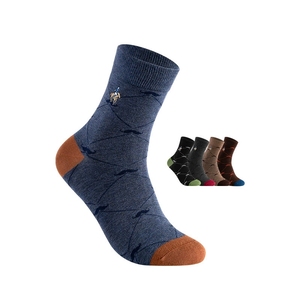 Jadely Paul Calcetines de Vestir Personalizados al por Mayor, Calcetines Deportivos de Algodón Peinado para Otoño e Invierno, Meias Mustache Chaussette, Calcetines de Colores al por Mayor - Product Image 1