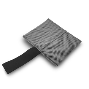 กระเป๋าตาข่ายสำหรับใส่แซนวิชสัตว์เลี้ยง สีเทาเข้ม กระเป๋าเก็บของกลางแจ้งแบบพกพาพร้อมผ้าตาข่าย - Product Image 5