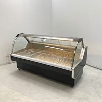 Vitrina Refrigerada para Alimentos Cocinados, de Bajo Consumo, con Enfriamiento por Aire, Personalizable, para Cadenas de Restaurantes de Snacks y Mostradores de Comida