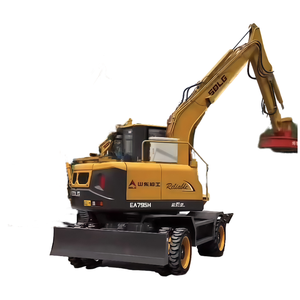Excavatrice de haute qualité SDLG EA795H Excavatrice neuve sur pneus de 8 tonnes avec des composants de base fiables - Product Image 1