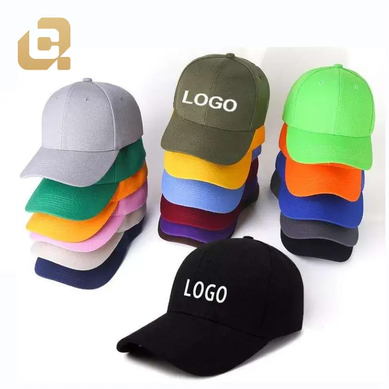 2023 New Style Hochwertige Kappen Basic Blank Unbranded Günstige Custom Logo Baseball Cap