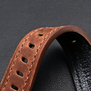 Nouveau bracelet de <span class=keywords><strong>montre</strong></span> en cuir suédé pour Tissot pour <span class=keywords><strong>Omega</strong></span>, remplace les bracelets en cuir velours avec <span class=keywords><strong>boucle</strong></span> à ardillon en métal 304 - Product Image 2