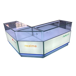 2023 New Design Fancy store furniture Display Retail Store Mobile phone showcase Glass display Cabinet