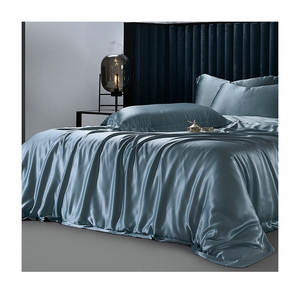 1-teiliges Bettbezug-Set aus 22 Momme Maulbeerseiden-Satin, Einfarbiges Muster in 9 Farben, Bettwäsche für Zuhause oder Hotels, auf Lager - Product Image 4