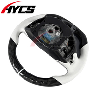 Volant personnalisé en fibre de carbone avec LED RPM pour Cadillac ESCALADE-V XT4 XT6 CT4V CT5V Accessoires de voiture sport