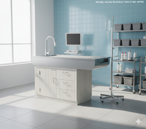 โต๊ะ<span class=keywords><strong>ตรวจ</strong></span>สัตว์เลี้ยง ADZIA รุ่นลายไม้ทันสมัย พร้อมอ่างล้างสแตนเลส เป็นมิตรกับสิ่งแวดล้อม ใช้งานง่าย เหมาะสำหรับคลินิกสัตว์เลี้ยงมืออาชีพ - Product Image 2