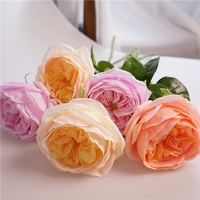 Vente en gros de roses artificielles en latex de haute qualité, couleur bordeaux et blanches, au toucher réaliste, pour la Saint-Valentin, la décoration de la maison, les mariages et la décoration de table