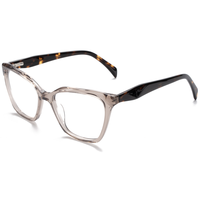 Elan Optical YB8017 Nouvelle Arrivée Monture de Lunettes Papillon Œil de Chat Style Européen et Américain pour Femme, Monture Complète en Acétate, Lunettes Optiques
