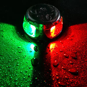 Luz de Navegación y Señalización LED Bicolor Rojo/Verde, Acero Inoxidable, 12VDC, Nueva Condición, Herraje Marino para Yates - Product Image 2