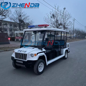 Venta directa de fábrica Coche patrulla eléctrico Coche patrulla escolar con luz de advertencia con intercomunicador megáfono Coche patrulla en venta - Product Image 4