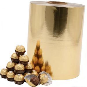 Best-selling Golden <strong>Aluminum</strong> <strong>Foil</strong> Large Roll Chocolate Wrapping Paper, 40 Microns Thick - Product Image 2