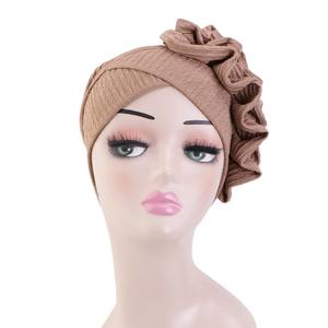 Nouveau turban fleuri, <span class=keywords><strong>bonnet</strong></span> chimio, <span class=keywords><strong>bonnet</strong></span> souple, chapeau pour la perte de <span class=keywords><strong>cheveux</strong></span>, turban torsadé - Product Image 5