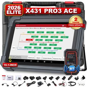 LAUNCH X431 PRO3 ACE OBD2 Scanner de diagnostic automobile avec contrôle bidirectionnel DBScar VII, outils de diagnostic de tous les systèmes pour voitures 12V - Product Image 1