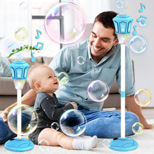 Machine à bulles automatique avec lumières et musique, pour fêtes, anniversaires, mariages, enfants en bas âge, jouets d'extérieur - Product Image 6