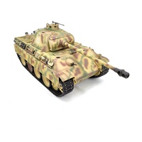 Modelo de tanque alemán Panther Ausf G a escala 1/16 360. Tanque RC Modificado con Torreta Giratoria y Motor de Alta Velocidad 2.4Ghz, Juguetes y Regalos 3879-1