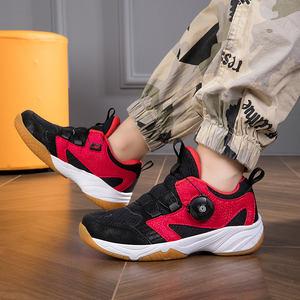 Sepatu lari jaring kustom anak uniseks, sepatu Badminton tenis meja latihan olahraga luar ruangan sol luar karet kelas atas - Product Image 5