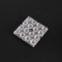 Réverbère LED 3030 avec lentille plano-convexe en matériau PC 30 ° 60 ° 90 °   TYPE2M °    Optiques LED 50x50mm 16 LED IP68 à haute transmission